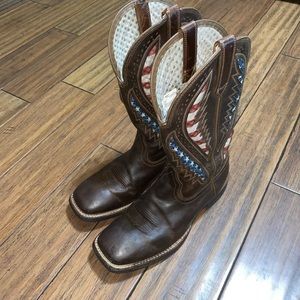 Ariat Patriotic Western Boot-Men’s Square Toe
